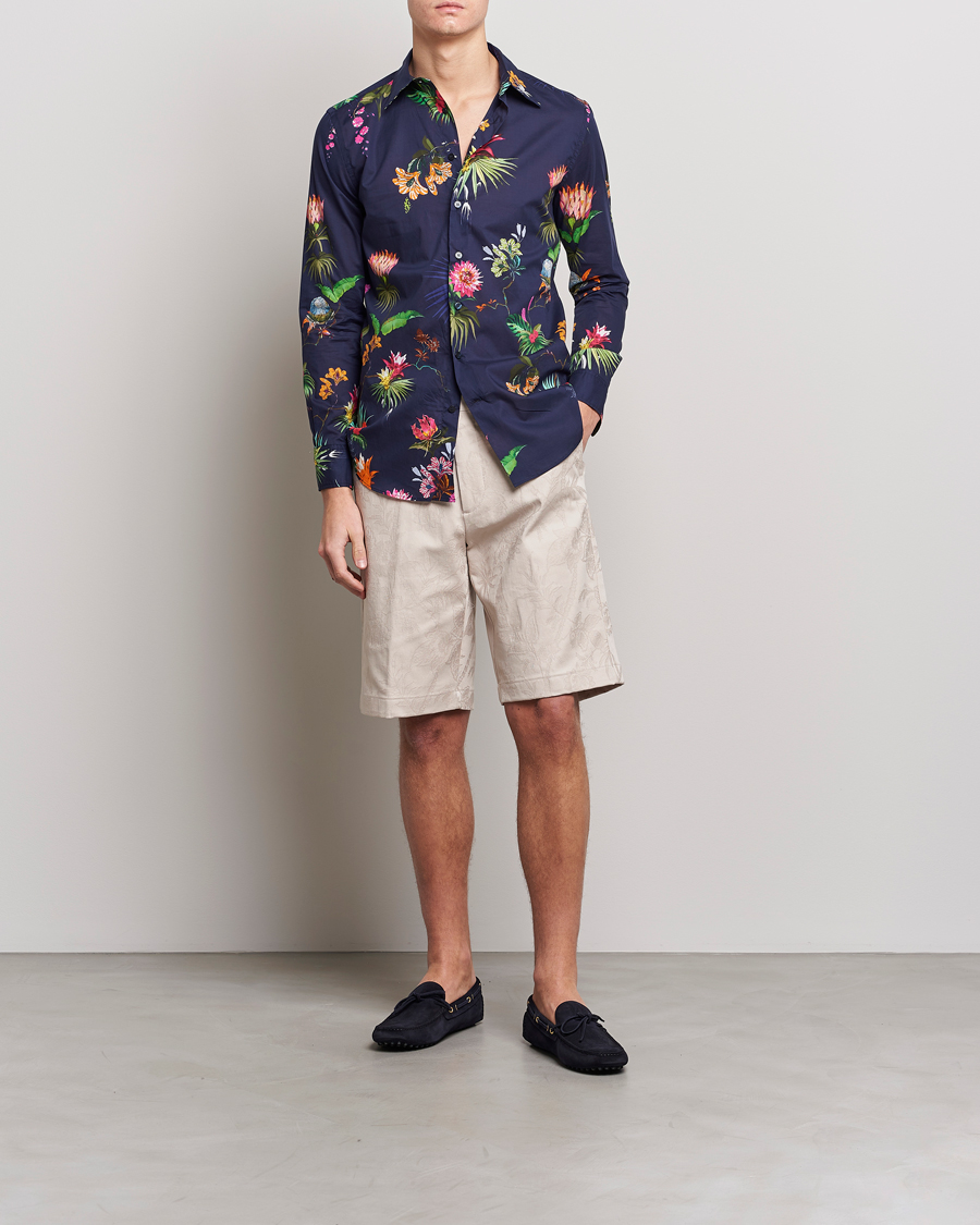 Herre | Shorts | Etro | Jacquard Weave Shorts Beige