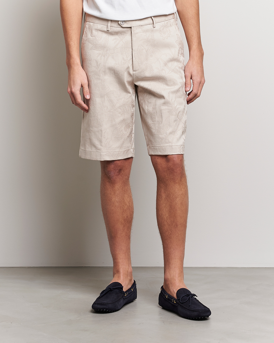 Herre | Chino shorts | Etro | Jacquard Weave Shorts Beige