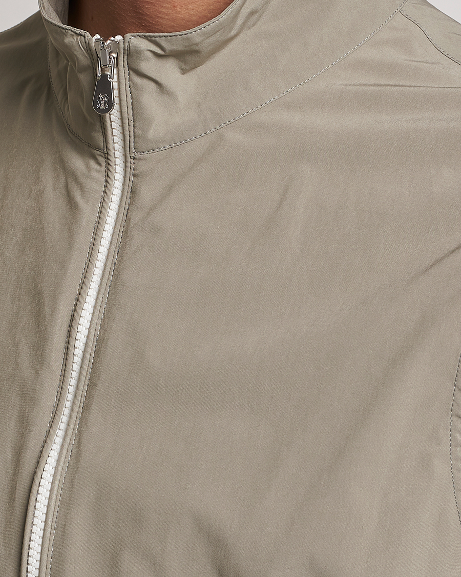 Herre | Veste | Brunello Cucinelli | Lightweight Nylon Gilet Olive