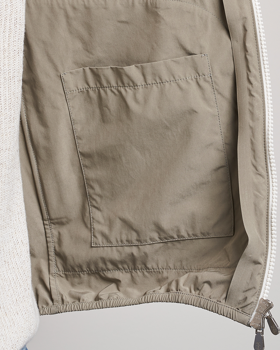 Herre | Veste | Brunello Cucinelli | Lightweight Nylon Gilet Olive