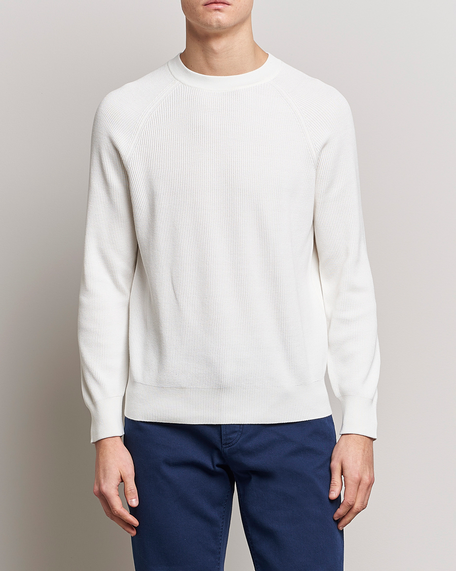 Herre | Trøjer | Brunello Cucinelli | Rib Stitch Crew Neck Sweater Panama