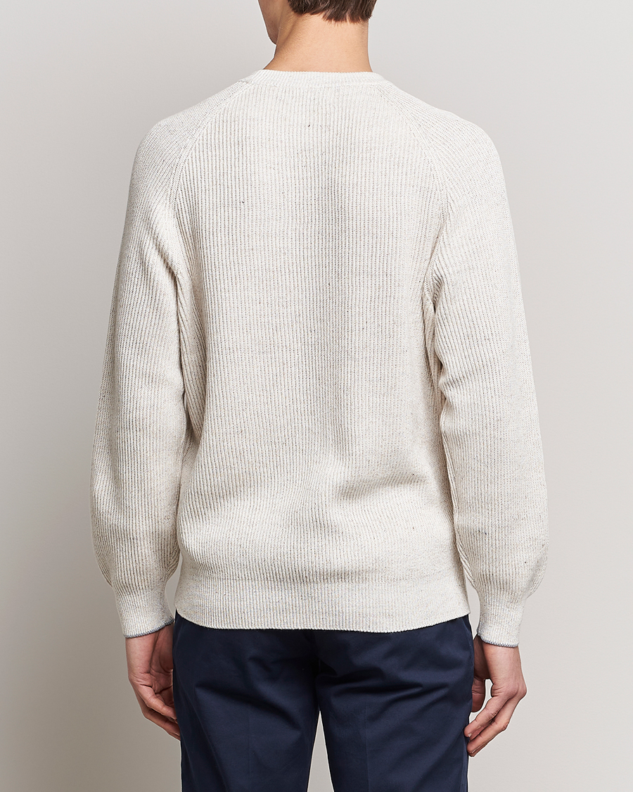 Herre | Trøjer | Brunello Cucinelli | Chine Rib Sweater Light Beige