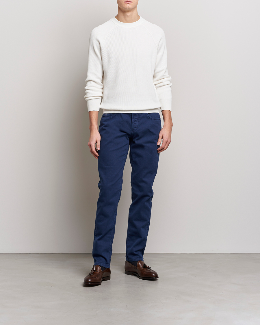Herre | Bukser | Brunello Cucinelli | Slim Fit 5-Pocket Pants Dark Blue