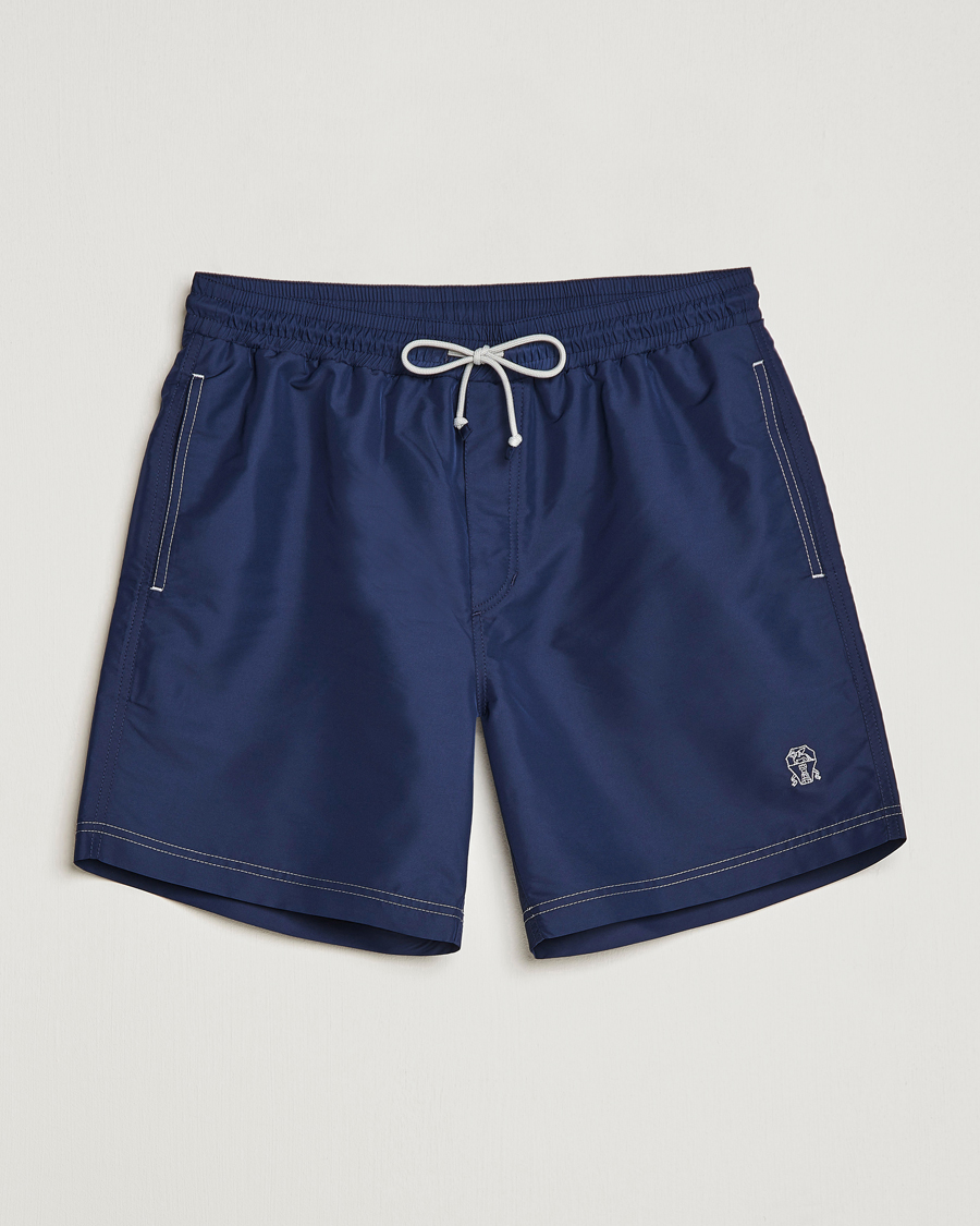 Herre | Badebukser | Brunello Cucinelli | Nylon Swim Trunks Navy