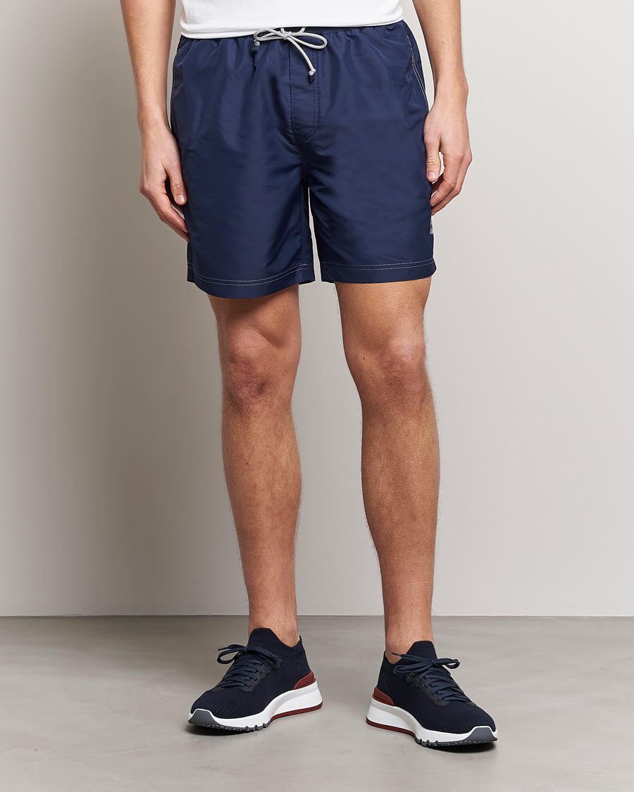 Herre | Badebukser | Brunello Cucinelli | Nylon Swim Trunks Navy