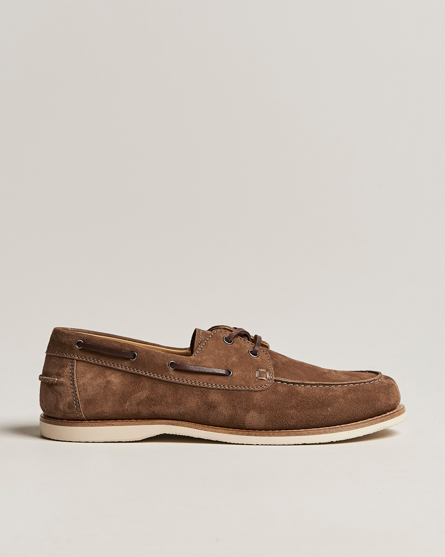 Herre | Brunello Cucinelli Boat Shoe Brown Suede | Brunello Cucinelli | Boat Shoe Brown Suede