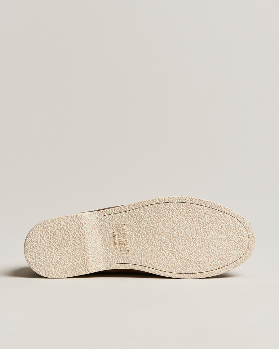 Herre | Brunello Cucinelli Boat Shoe Brown Suede | Brunello Cucinelli | Boat Shoe Brown Suede