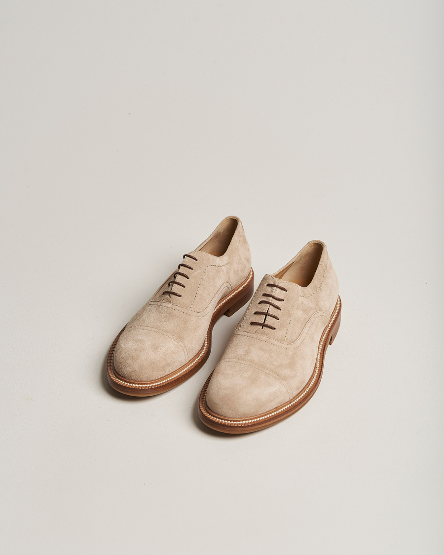 Herre | Oxfords | Brunello Cucinelli | Cap Toe Oxford  Desert Suede