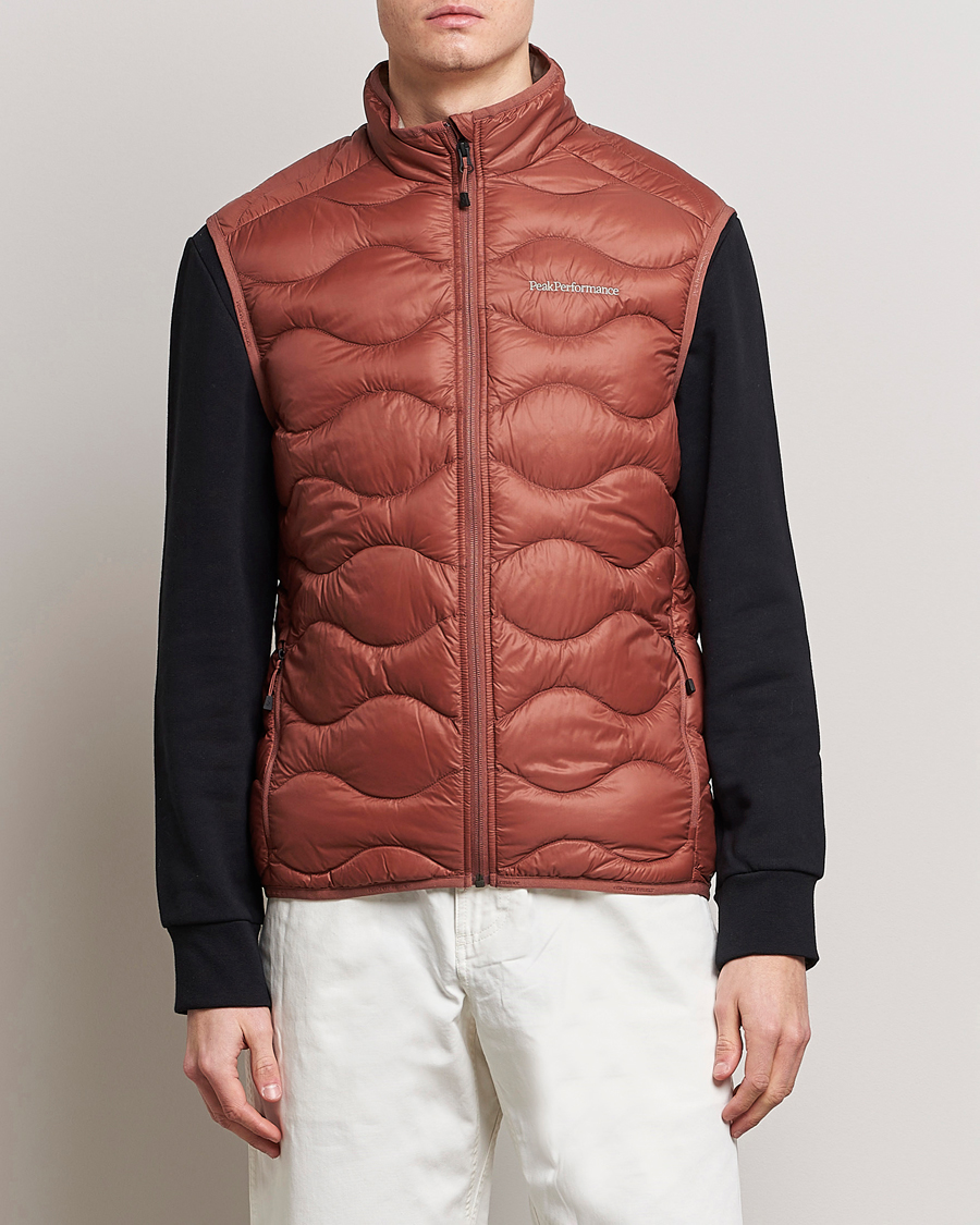 Herre | Veste | Peak Performance | Helium Down Vest Classic Clay
