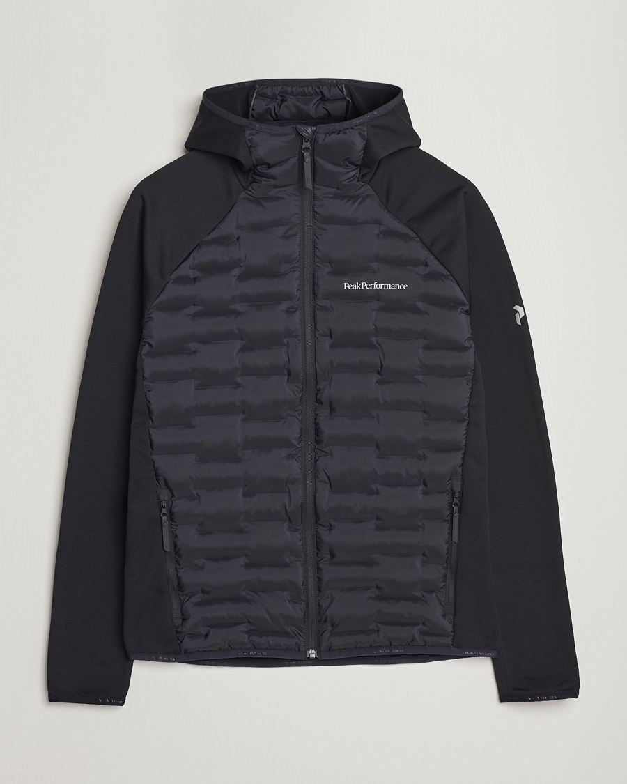 Herre | Jakker | Peak Performance | Argon Hybrid Hooded Jacket Black