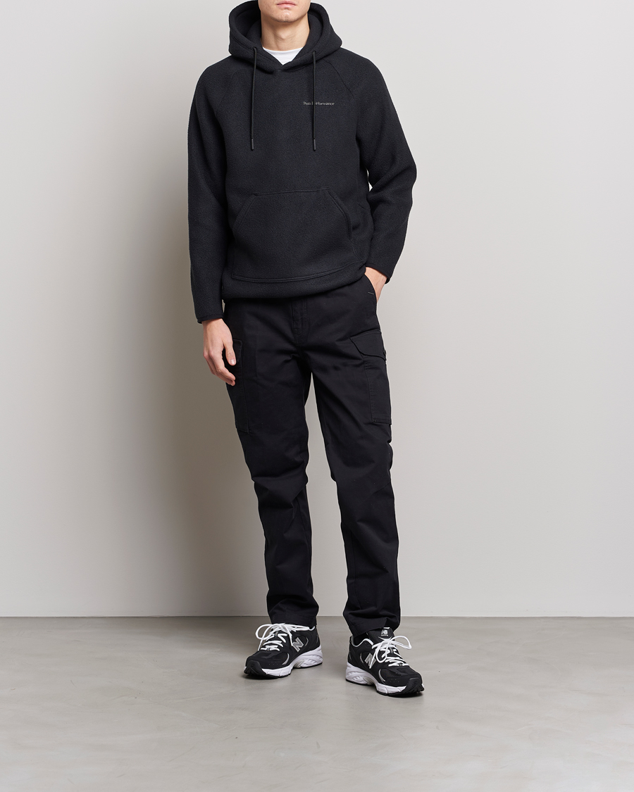 Herre | Trøjer | Peak Performance | Fleece Hood Black