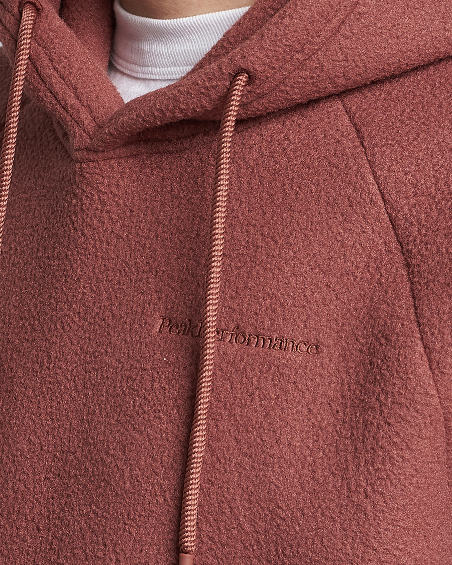 Herre | Trøjer | Peak Performance | Fleece Hood Classic Clay