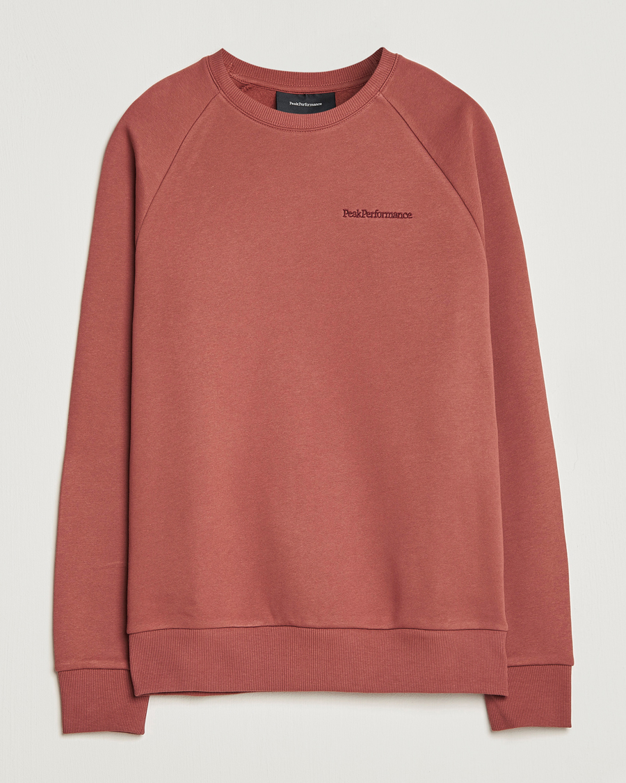 Herre | Trøjer | Peak Performance | Original Small Logo Crew Neck Sweatshirt Classic Clay
