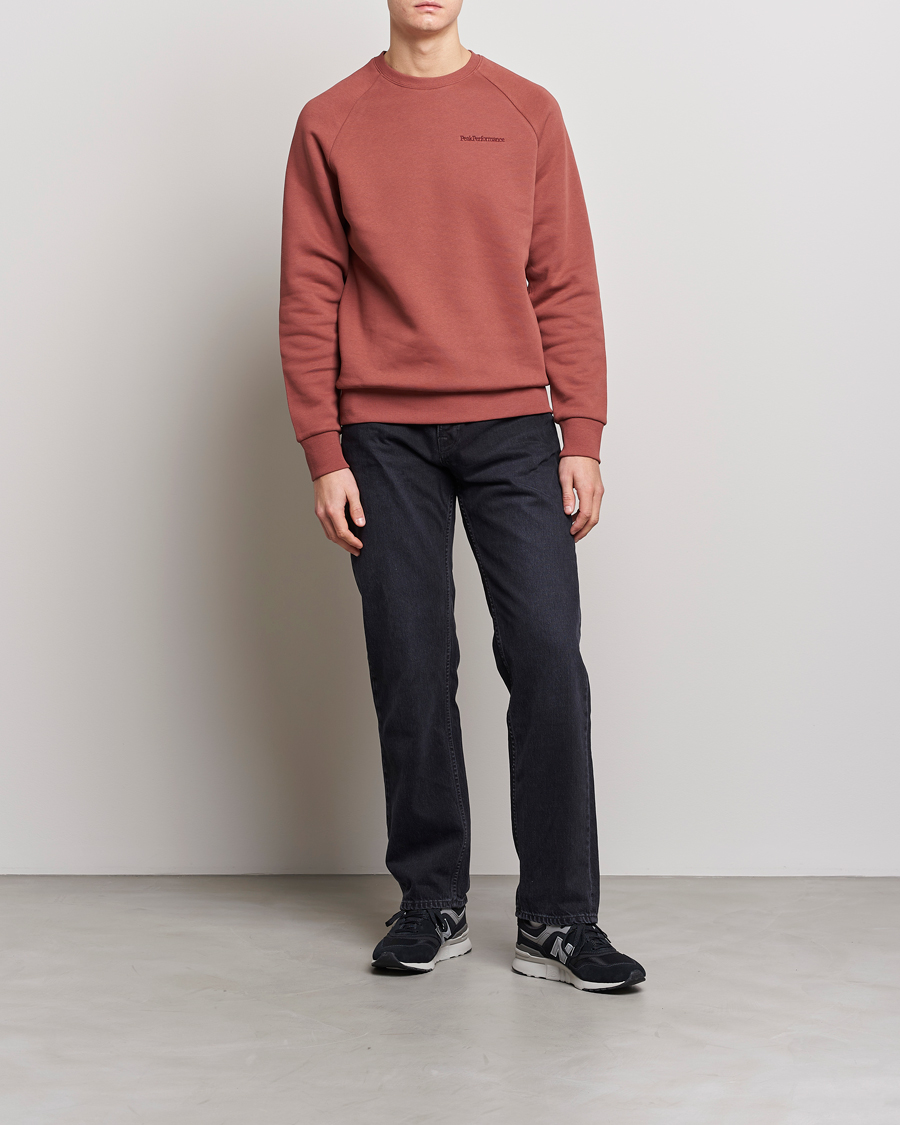 Herre | Trøjer | Peak Performance | Original Small Logo Crew Neck Sweatshirt Classic Clay