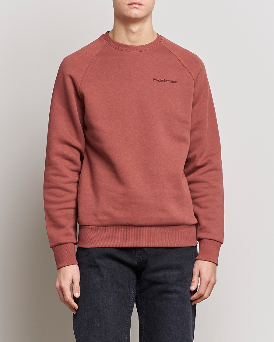 Herre | Trøjer | Peak Performance | Original Small Logo Crew Neck Sweatshirt Classic Clay