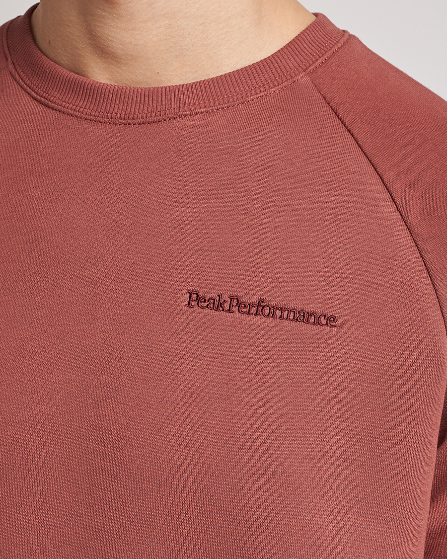 Herre | Trøjer | Peak Performance | Original Small Logo Crew Neck Sweatshirt Classic Clay