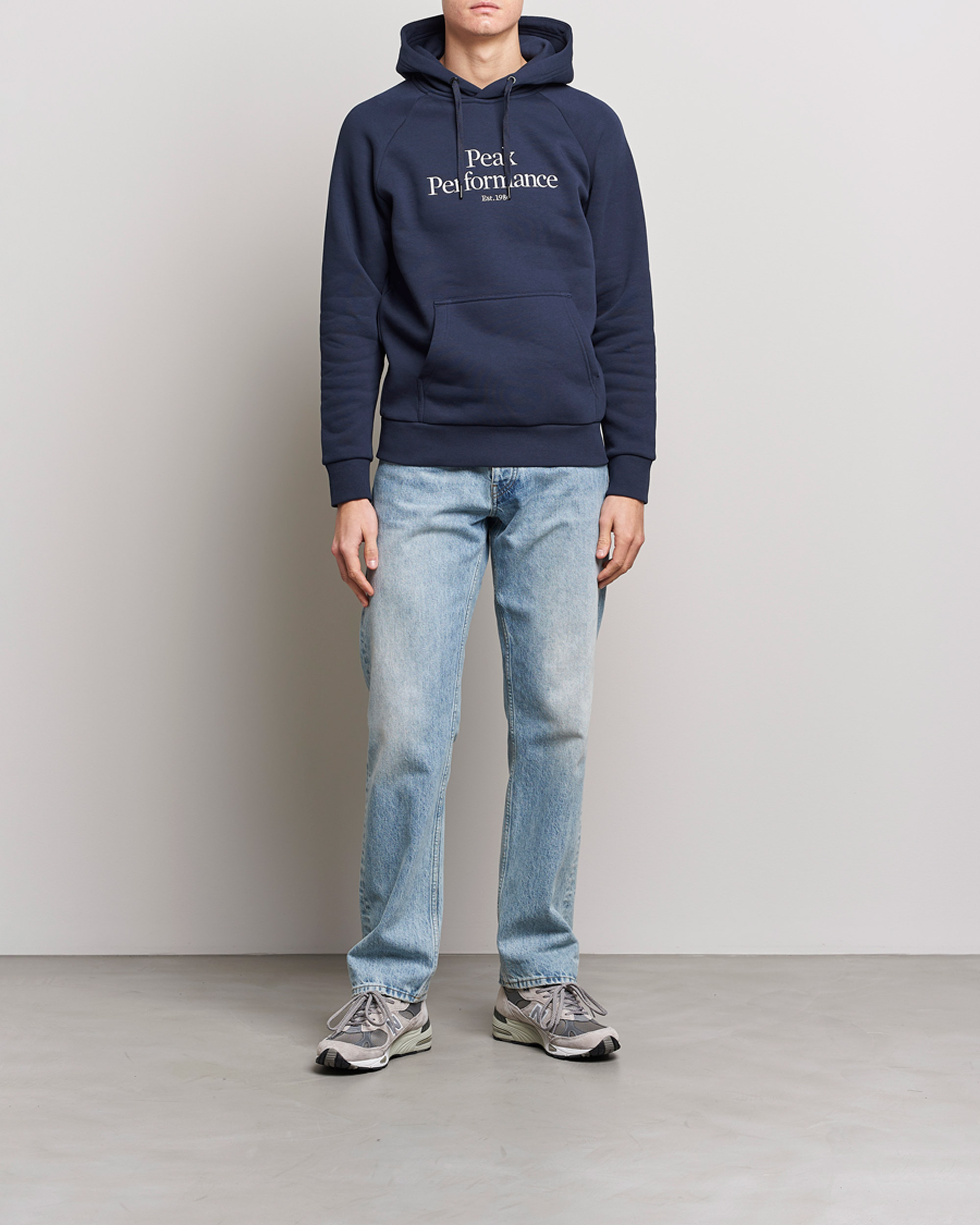 Herre | Trøjer | Peak Performance | Original Logo Hoodie Blue Shadow