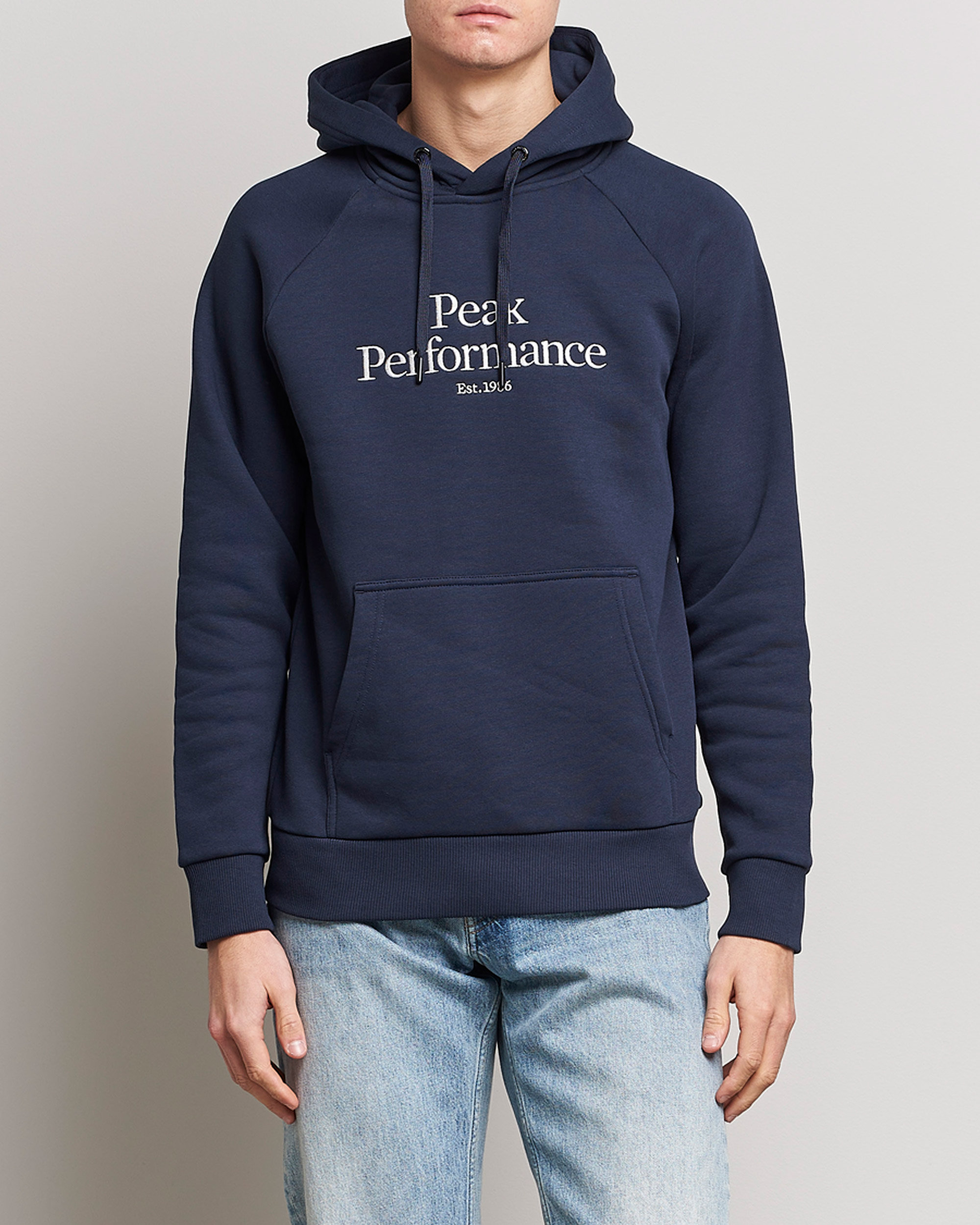 Herre | Trøjer | Peak Performance | Original Logo Hoodie Blue Shadow