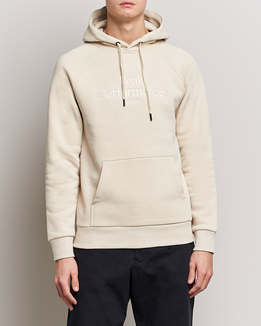 Herre | Trøjer | Peak Performance | Original Logo Hoodie Sand Fog