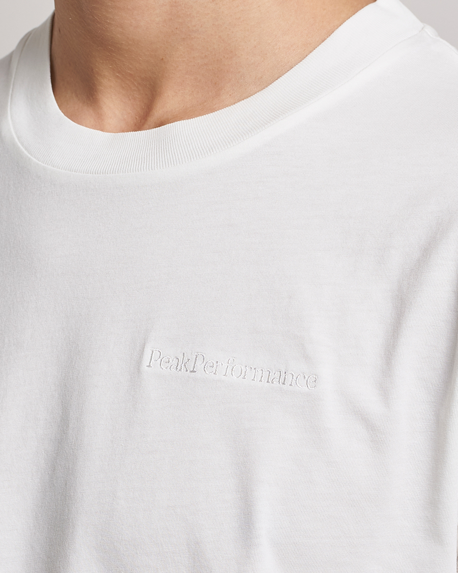 Herre | T-Shirts | Peak Performance | Original Logo Crew Neck T-Shirt Off White