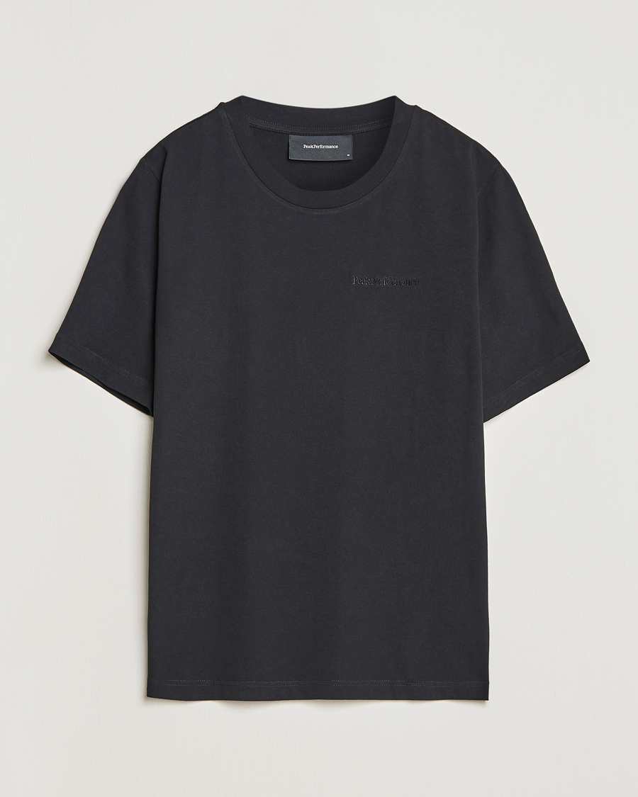 Herre | T-Shirts | Peak Performance | Original Logo Crew Neck T-Shirt Black