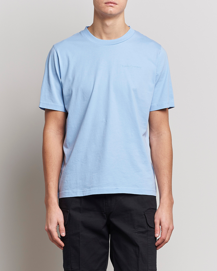 Herre | T-Shirts | Peak Performance | Original Small Logo Tee Amity Blue