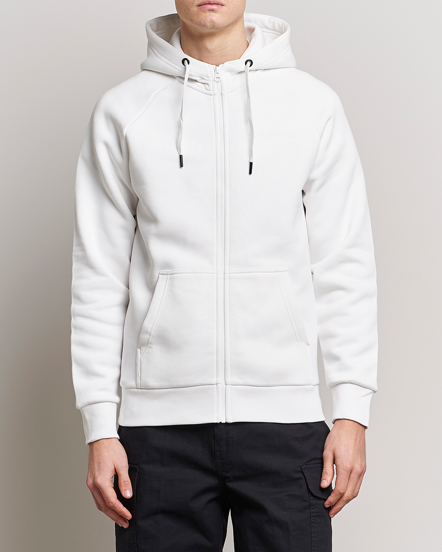 Herre | Trøjer | Peak Performance | Original Small Logo Full Zip Off White