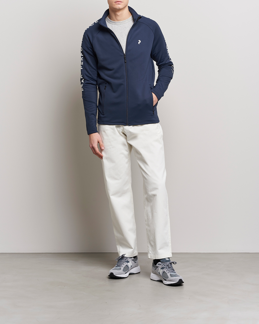 Herre | Trøjer | Peak Performance | Rider Zip Zip Jacket Blue Shadow