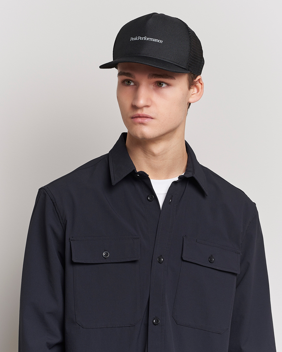 Herre | Kasketter | Peak Performance | Trucker Cap Black