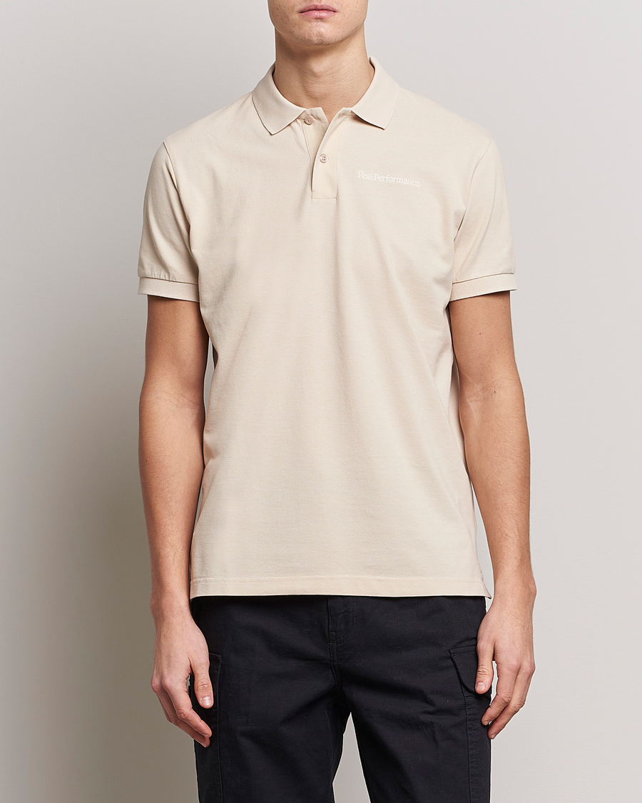 Herre | Polotrøjer | Peak Performance | Original Polo Sand Fog