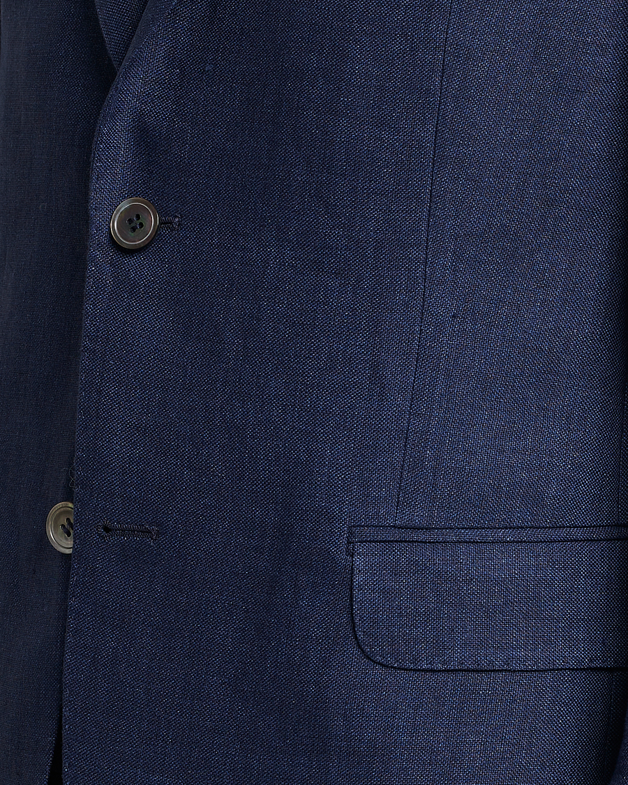 Herre | Blazere & jakker | Oscar Jacobson | Ferry Soft Linen Blazer Navy