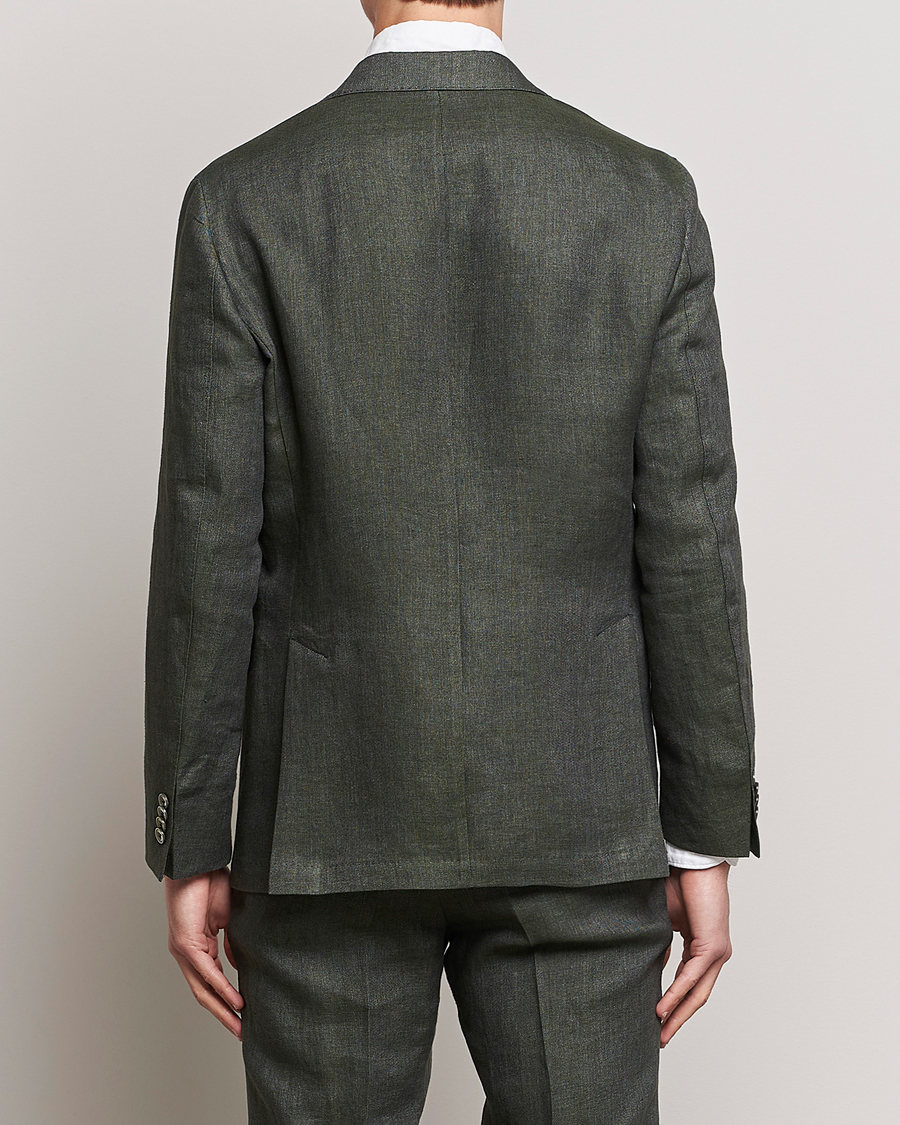 Herre | Blazere & jakker | Oscar Jacobson | Ferry Soft Linen Blazer Green