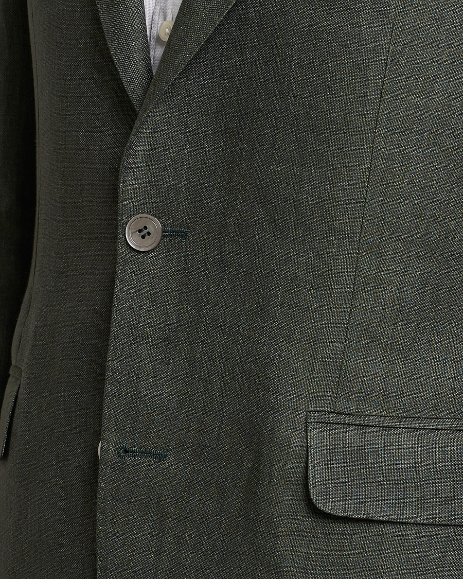 Herre | Blazere & jakker | Oscar Jacobson | Ferry Soft Linen Blazer Green