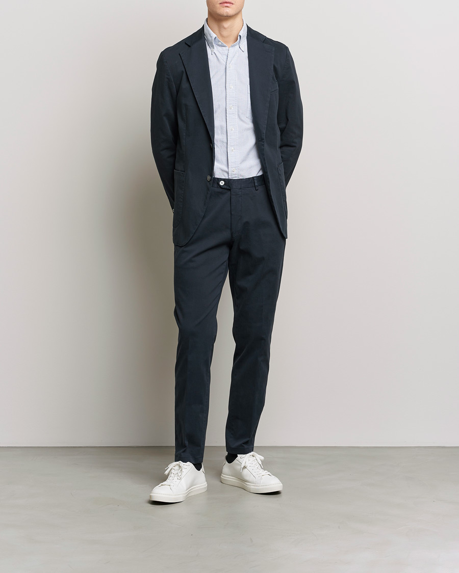 Herre | Blazere & jakker | Oscar Jacobson | Egel Cotton Blazer Navy