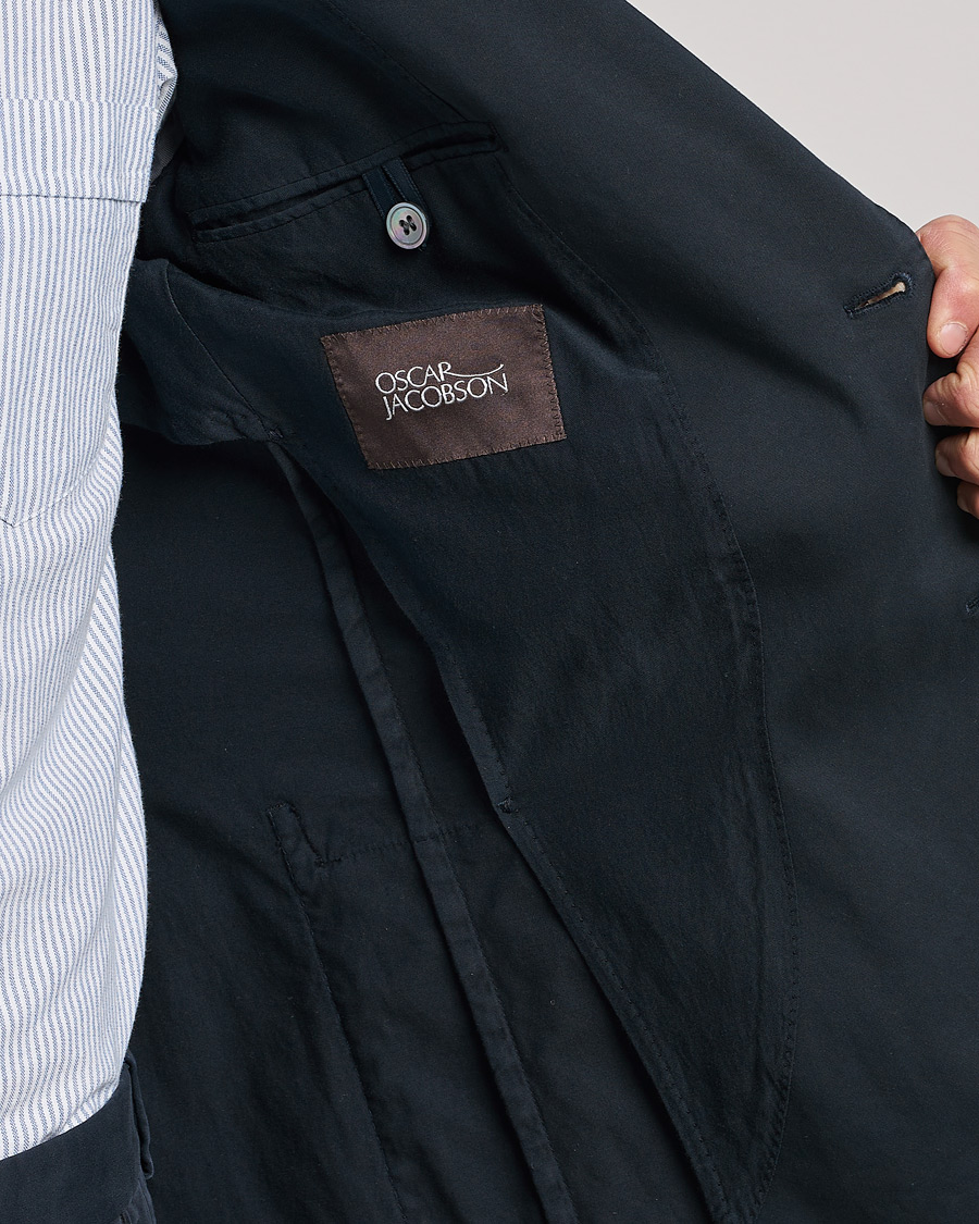 Herre | Blazere & jakker | Oscar Jacobson | Egel Cotton Blazer Navy