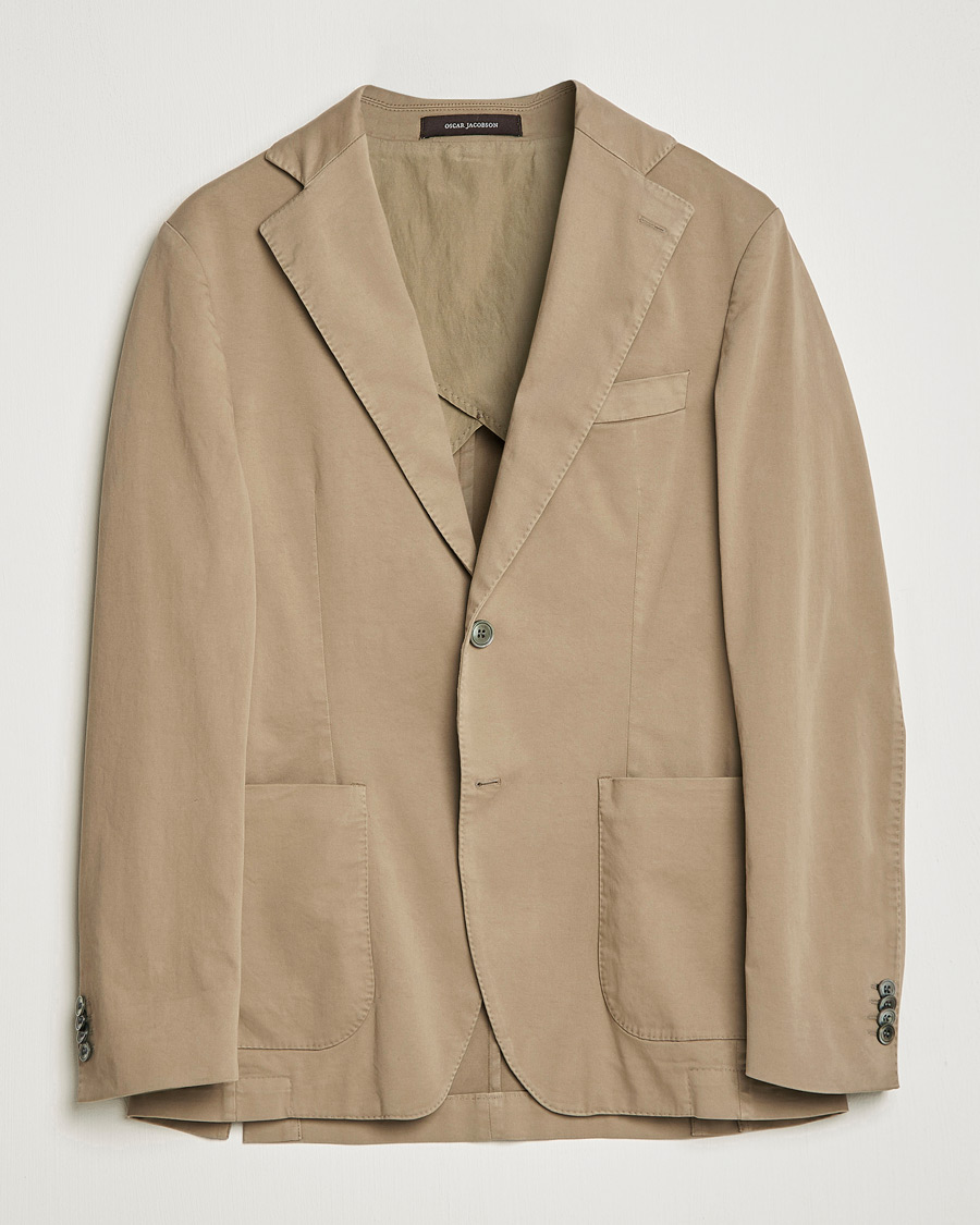 Herre | Blazere & jakker | Oscar Jacobson | Egel Cotton Blazer Beige