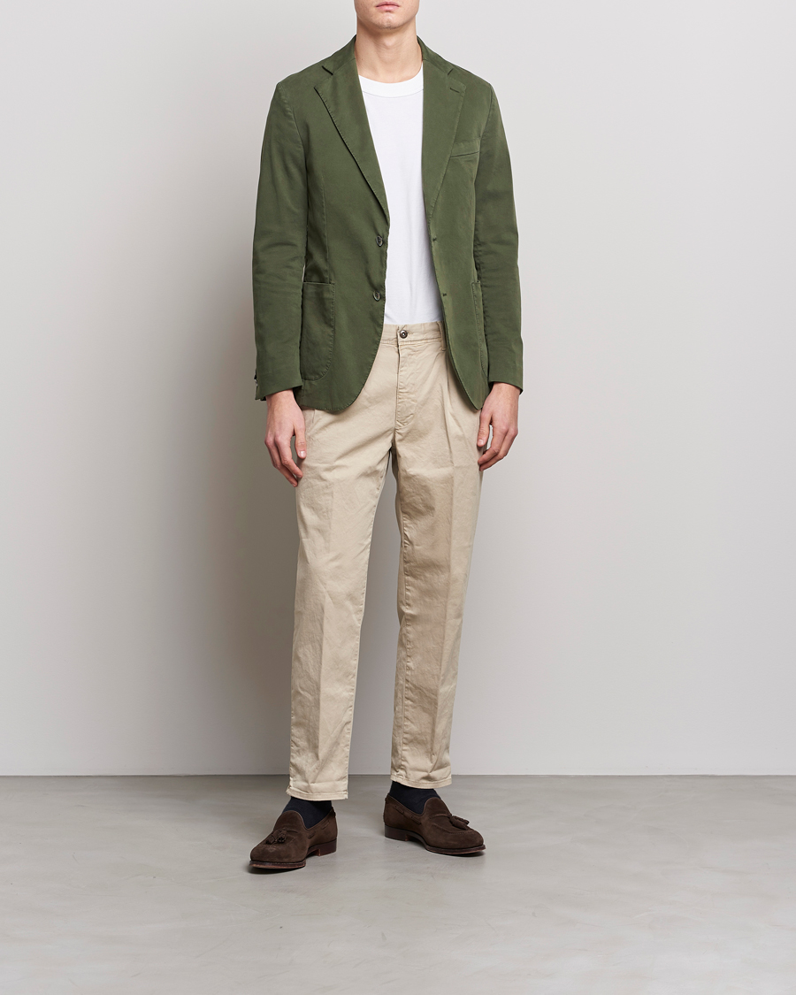 Herre | Blazere & jakker | Oscar Jacobson | Egel Cotton Blazer Green