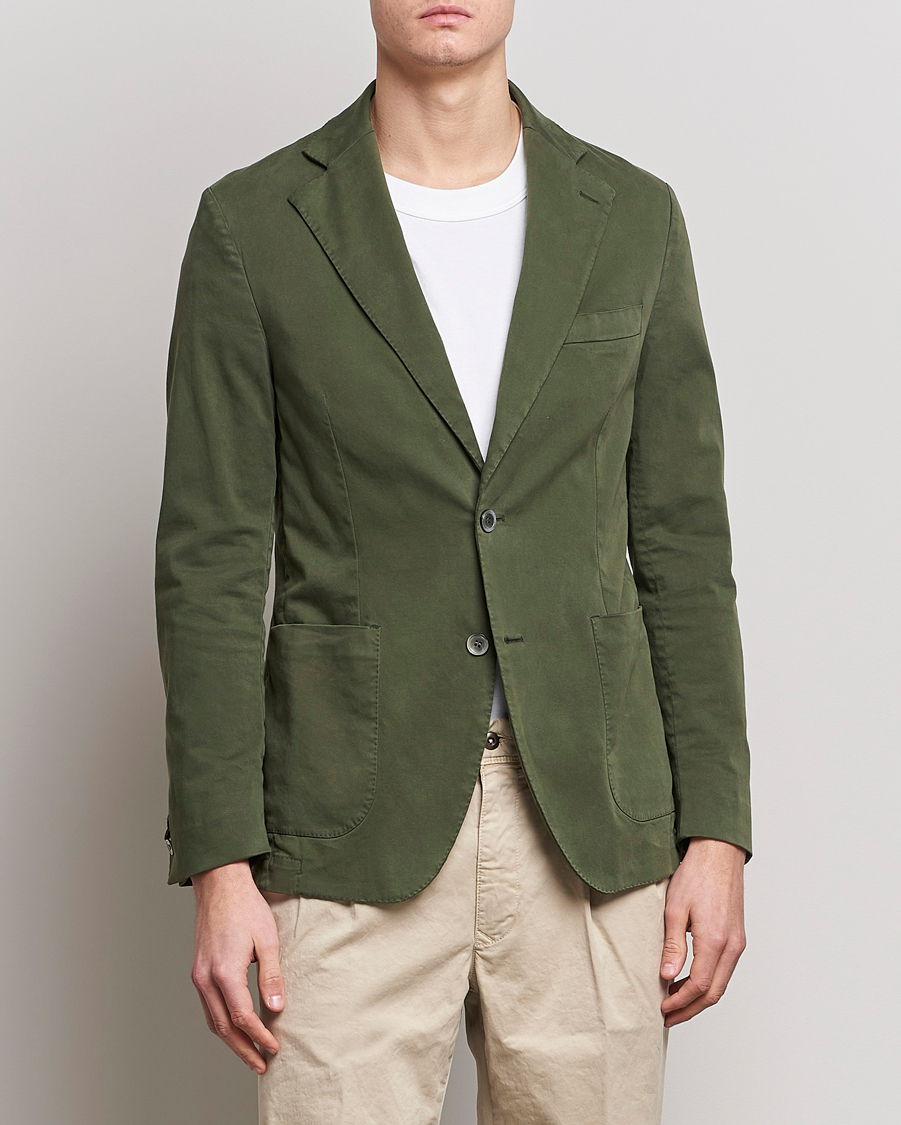 Herre | Blazere & jakker | Oscar Jacobson | Egel Cotton Blazer Green