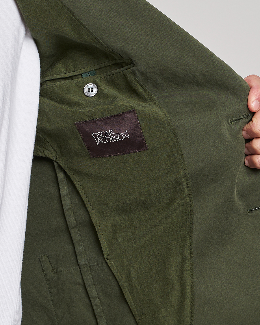 Herre | Blazere & jakker | Oscar Jacobson | Egel Cotton Blazer Green