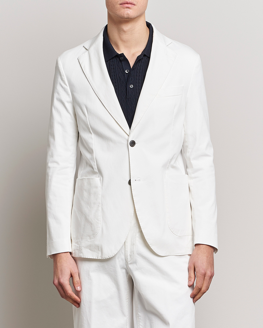 Herre | Oscar Jacobson | Oscar Jacobson | Egel Cotton Blazer White