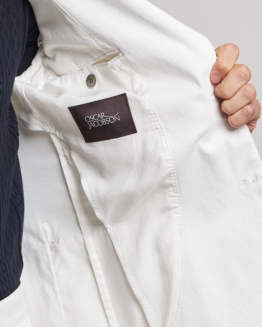 Herre | Blazere & jakker | Oscar Jacobson | Egel Cotton Blazer White