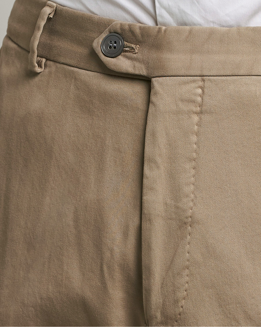 Herre | Bukser | Oscar Jacobson | Denz Casual Cotton Trousers Beige