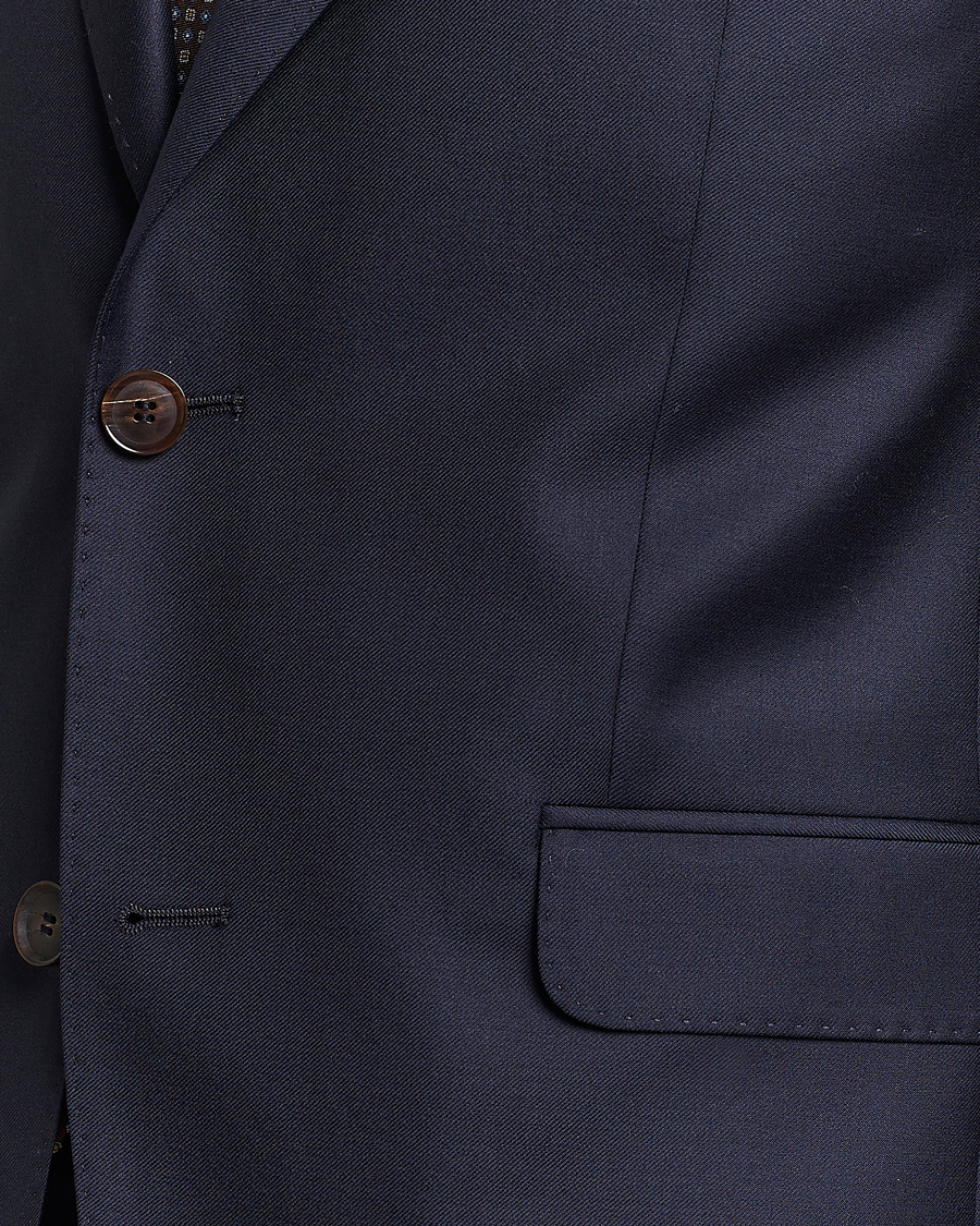 Herre | Jakkesæt | Oscar Jacobson | Ego Loro Piana Zelander Merino Wool Suit Navy