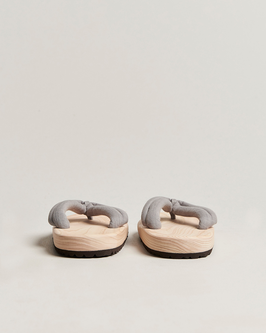 Herre | Beams Japan Wooden Geta Sandals Light Grey | Beams Japan | Wooden Geta Sandals Light Grey