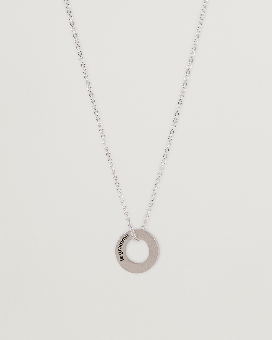 Herre | Smykker | LE GRAMME | Circle Necklace Le 1.1 Sterling Silver
