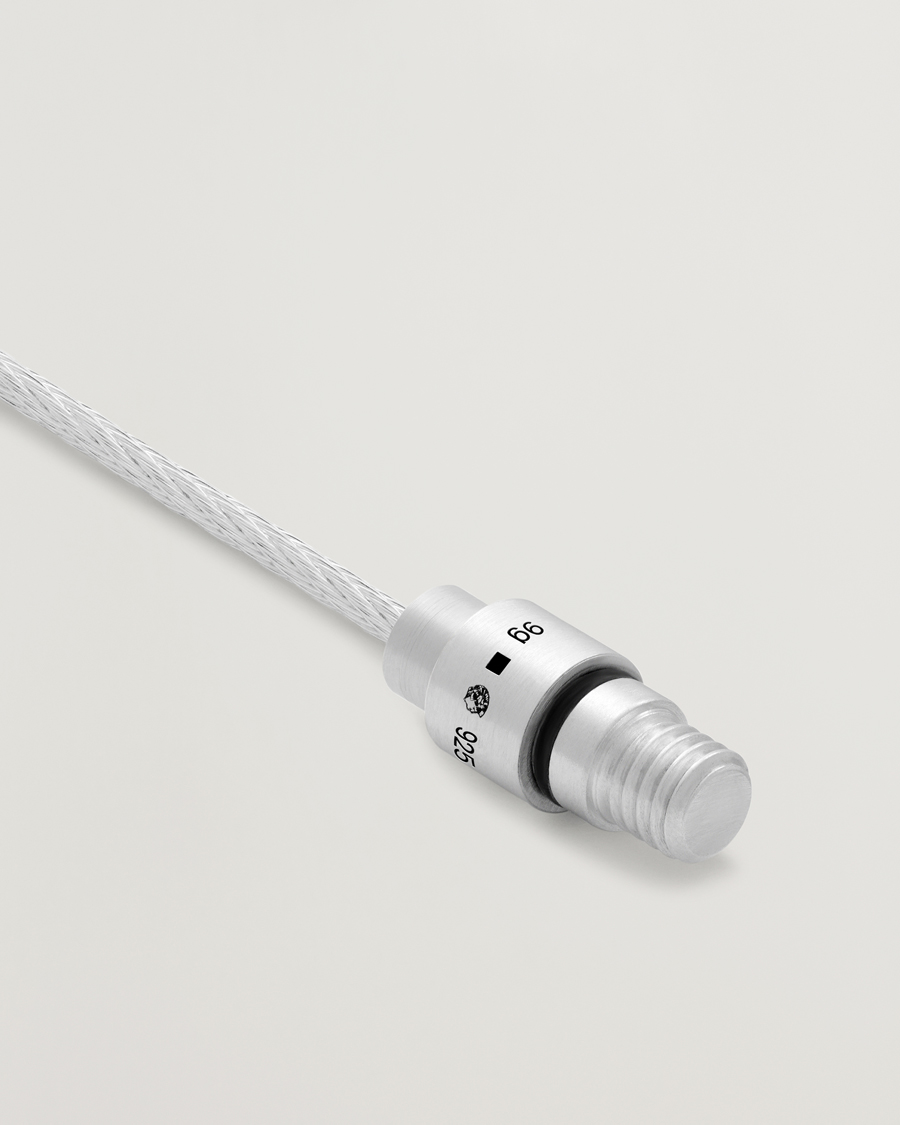 Herre | LE GRAMME Triptych Cable Bracelet Brushed Sterling Silver 9g | LE GRAMME | Triptych Cable Bracelet Brushed Sterling Silver 9g