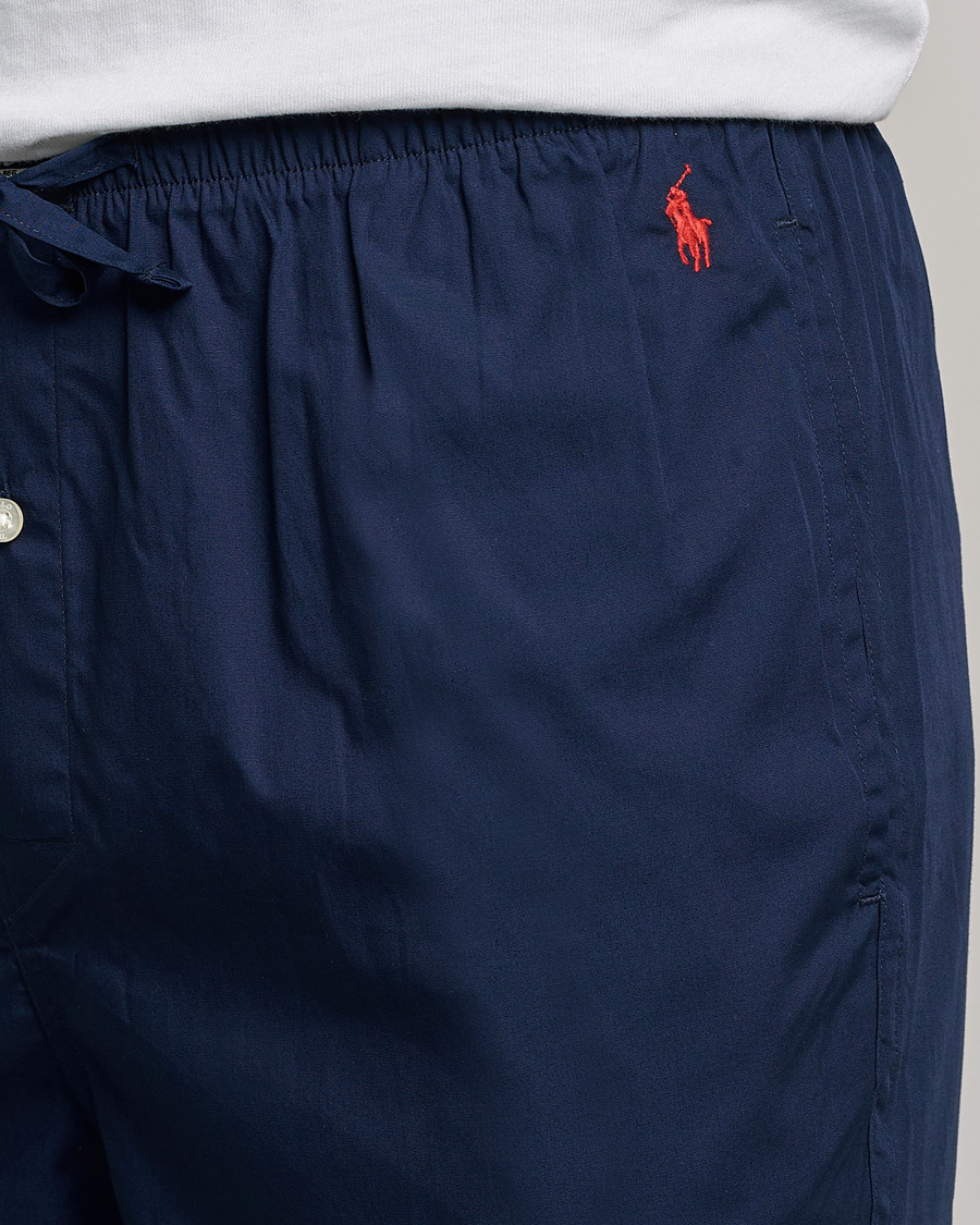 Herre | Polo Ralph Lauren Short Sleeve Pyjama Set Solid Navy | Polo Ralph Lauren | Short Sleeve Pyjama Set Solid Navy