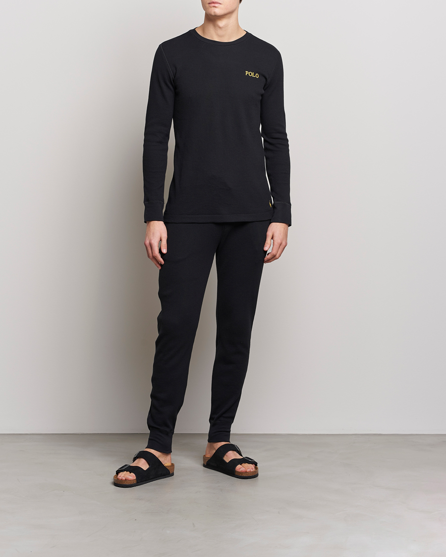 Herre | Bukser | Polo Ralph Lauren | Waffle Sweatpants Black