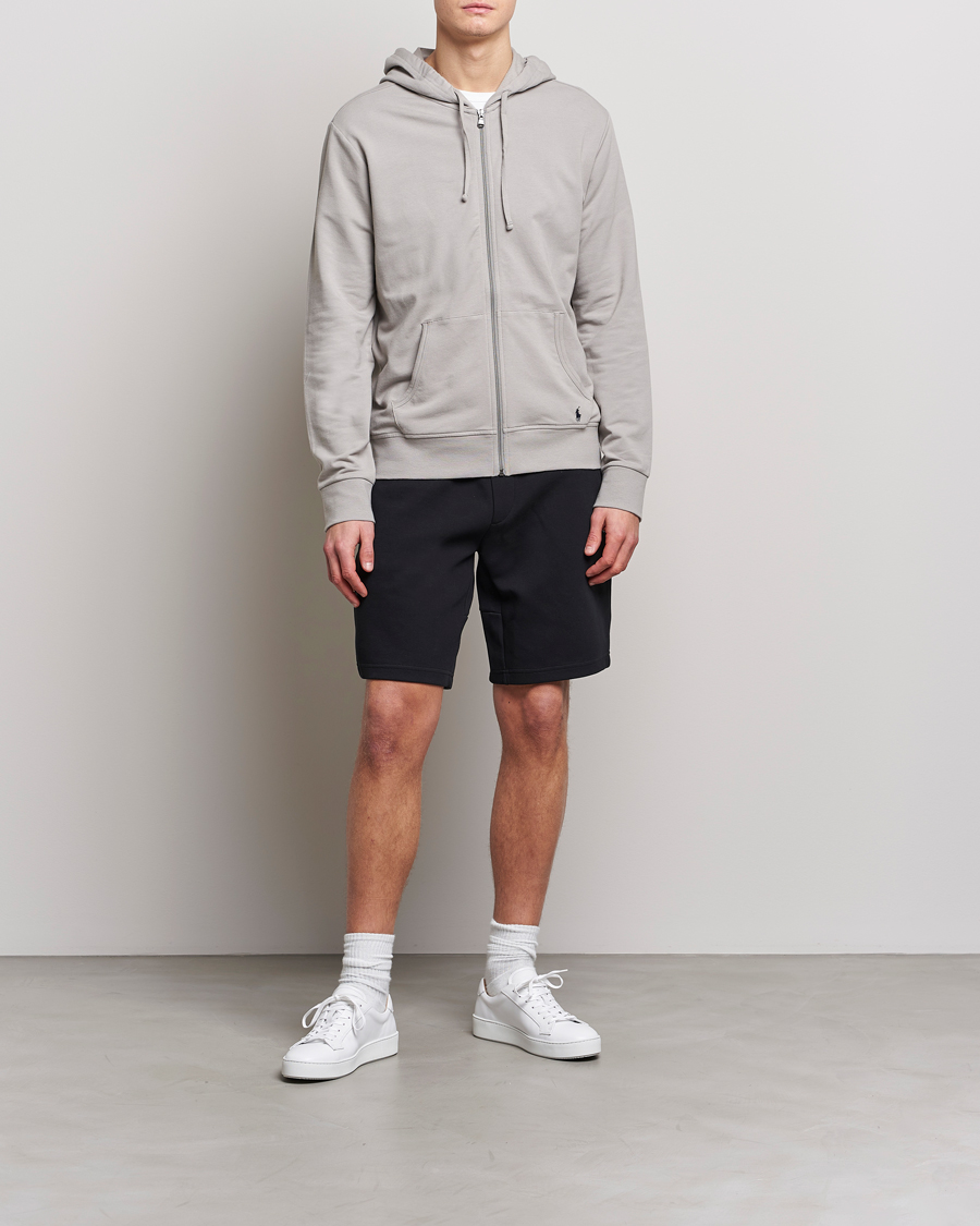 Herre | Trøjer | Polo Ralph Lauren | Cotton Jersey Long Sleeve Hoodie Grey Frog