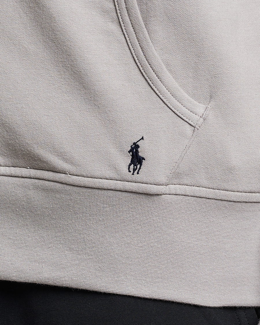 Herre | Trøjer | Polo Ralph Lauren | Cotton Jersey Long Sleeve Hoodie Grey Frog